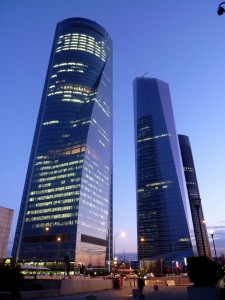 Cuatro Torres Business Area in Madrid (Spain).